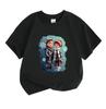 Cute Toddler Boys Girls Christmas Winter Snowflakes Kids T-Shirt, 100% Cotton Crew Neck Short Sleeve Tee, Warm Holiday Children Casual Top with
