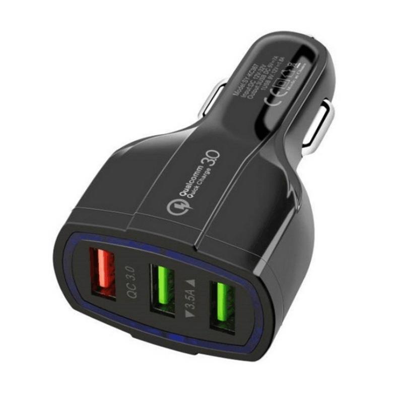 Fast Quick CAR Charger(3 ports)USB (16W / 5,9,12V / 3.2A) for Android iPhone