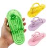 Rope Flip-Flop Pet Toy Cotton Rope Dog Chew Toy Slipper Shape Puppy Teething Toy for Dogs Teeth Cleaning And Boredom Relief