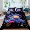 (Pimpi) Set Biancheria da Letto, Copripiumino con Stampa 3D di Cartoni Animati, Morbido e Confortevole, Misura King Size, Adatto come Regalo per Ragazzi e
