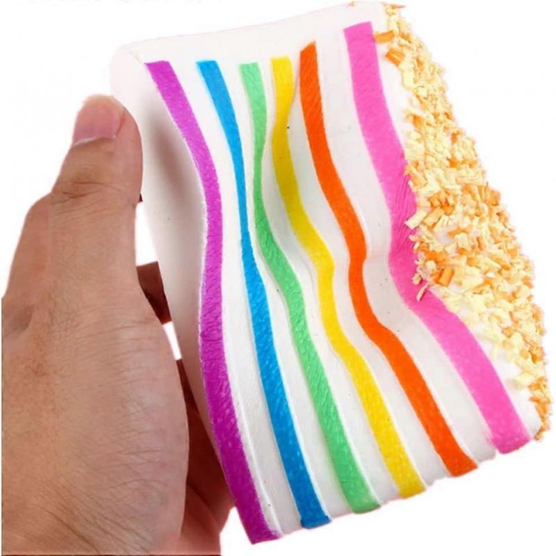 Triangle Cake Slow Rebound Slow Rise Toy Cute Kids Decompression Toy Children Birthday Gift.