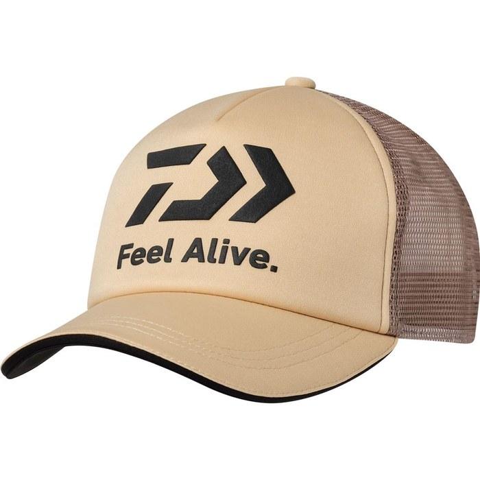 [Daiwa] Feel Alive Soft Half-Mesh Cap DC-6225 Cream Beige Free Size