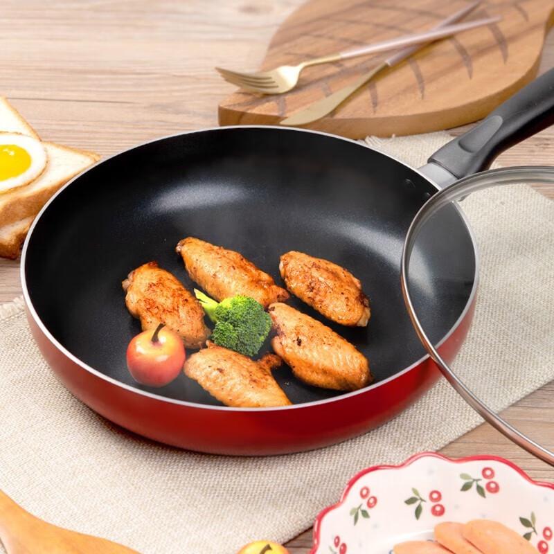 Supor 28cm Non-stick Frying Pan with Lid