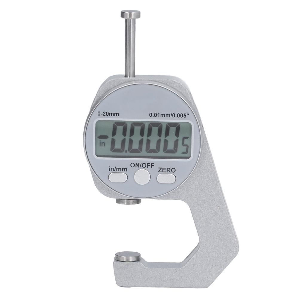 Digital Thickness Gauge Electronic Caliper Thickness Meter 0‑20mm Range with LCD Digital Display