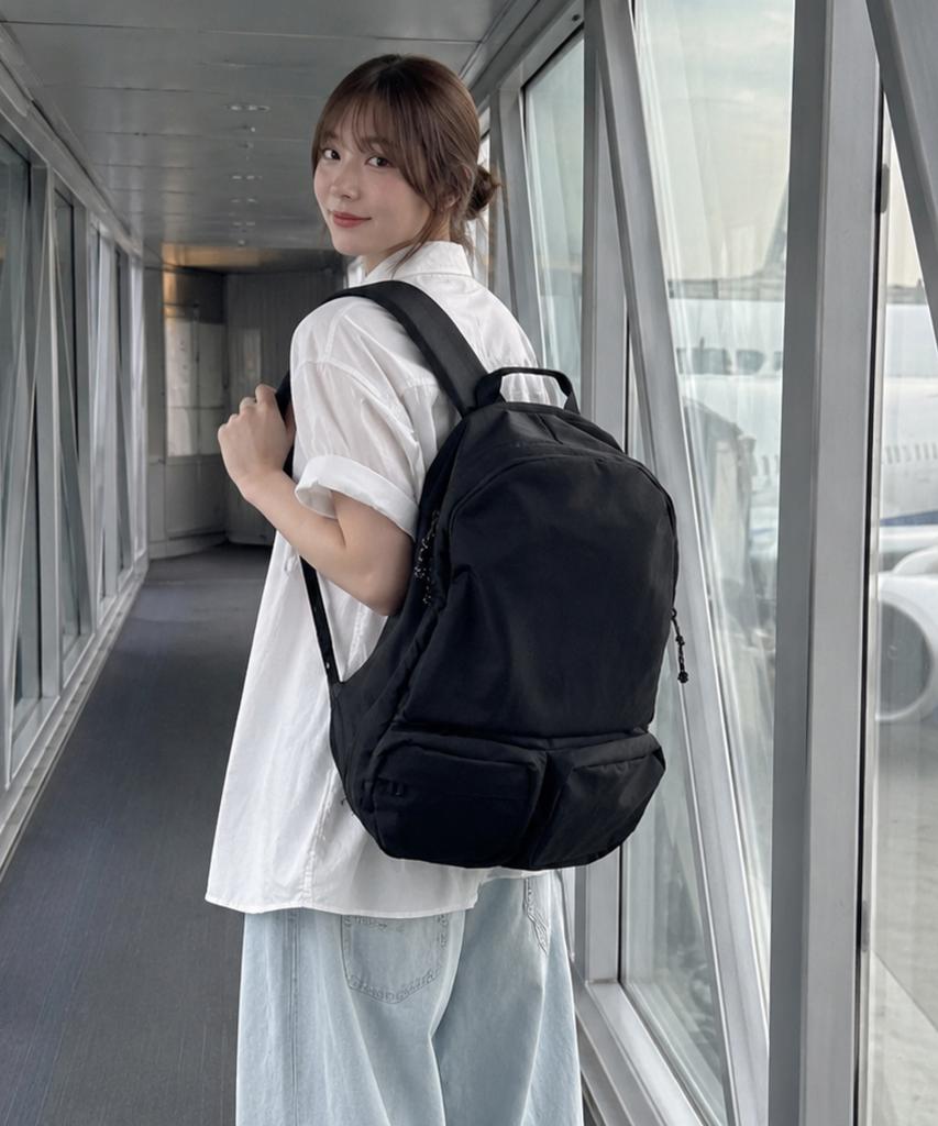 Mathematik Turing W45 Daily Travel Laptop Backpack Water-Resistant Nylon Black