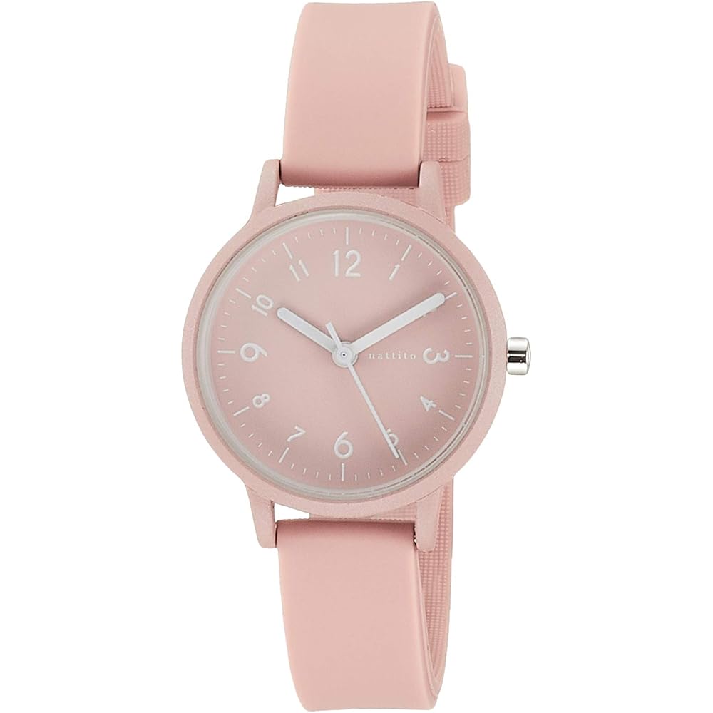Fieldwork Analog Watch YM006-3 Pink Silicone Strap Women s Fashion Timepiece