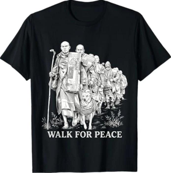 

Walk for Peace Monks with Aloka Dog T-Shirt S