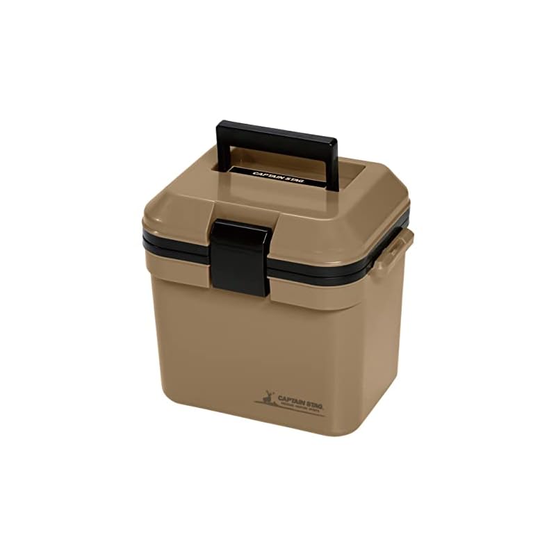 Captain Stag Cooler Box, 7L Capacity, with Shoulder Strap, Beige, Made In Japan, CS Charmant UE-86