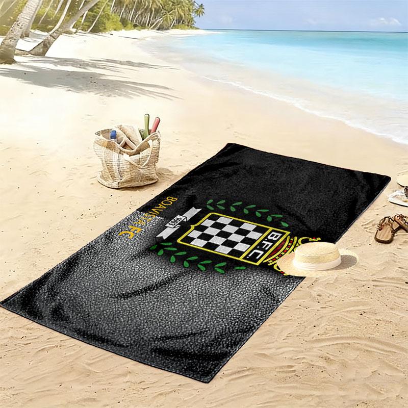Boavista FC Print Strandtuch, Großes Weiches Schnelltrocknendes Handtuch für Strand Camping Schwimmen