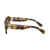 MIU MIU Logo Plaque Acetate Square Sunglasses Women Sunglasses Tortoiseshell MU07YSVAU6S1