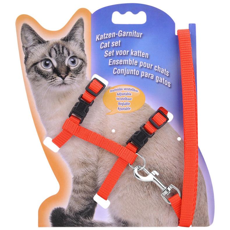 Cat-Specific Walking Leash with Harness for Cats