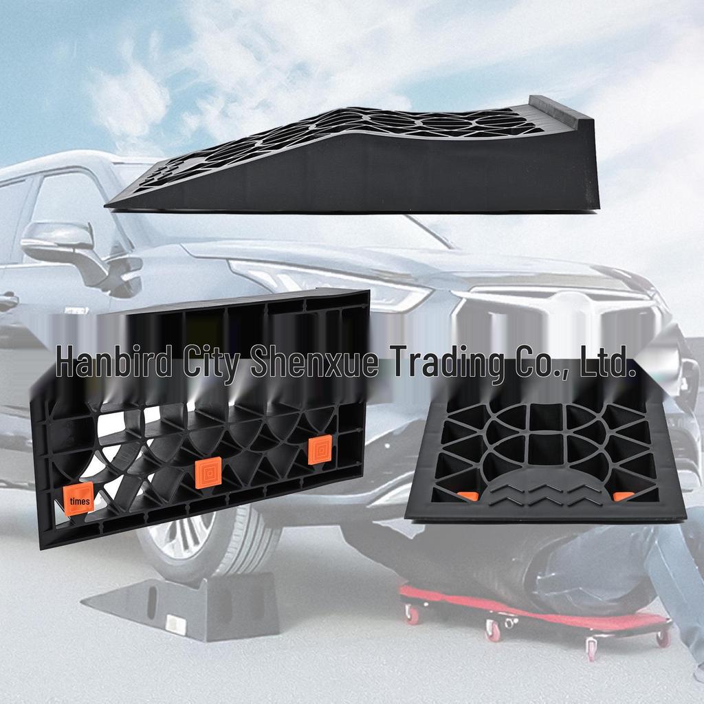 Portable Anti-slip Rubber Car Ramp for 5 Ton Vehicles