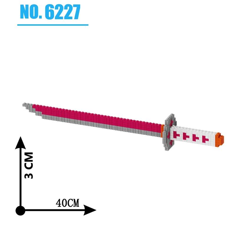 480Pcs Samurai Sword Construction Blocks Ninja Blade Katana Japanese Anime Butterfly Nichirin Knife Blocks Toy Sets For Kids Adult