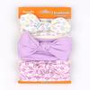 Children's Red Bow Headband Set: 3-Piece Elastic Baby Girl Hair Accessory