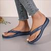 Women's Stylish Casual Solid Colour Flip-flops, Comfortable and Soft, Suitable for All Seasons, Perfect for Everyday Life, Work or Beach Holidays