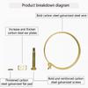 10Pcs Adjustable Pipe Clamp Double Wire HoseClip Plumbing Fastener Hardware Kit Double Wire Hose Clip Plumbing Fastener Hardware
