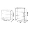 Transparent Acrylic Acrylic Display Box Acrylic Stackable Design Transparent Organizer Large Capacity Multi-layer