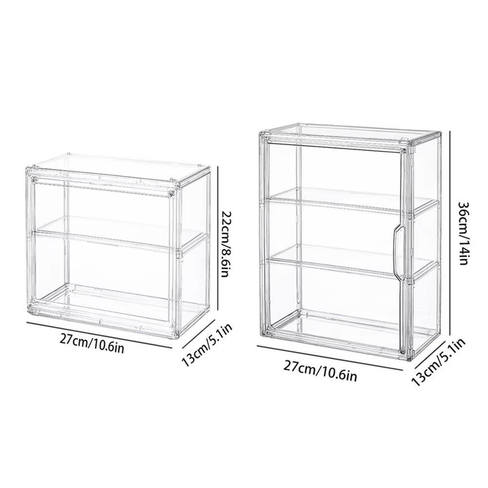Transparent Acrylic Acrylic Display Box Acrylic Stackable Design Transparent Organizer Large Capacity Multi-layer