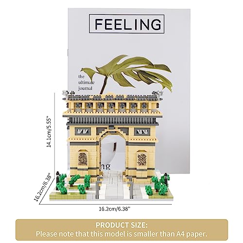 LULUFUN Micro Block Building Toy, 3D Puzzle, Castle, Interior Design, Assembly, Time Killer, Hobby, Gift for Men, Women, Adults, Birthday, Christmas,