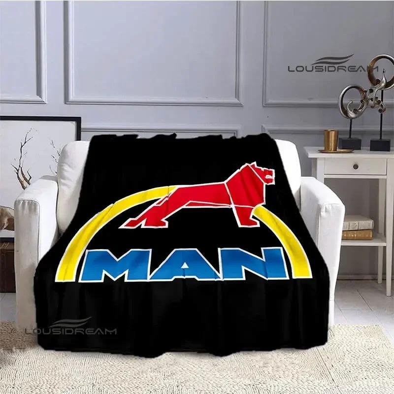 

Ковдра з надрукованим логотипом Man Truck Flannel Soft Comfort Blanket Домашня дорожня ковдра ковдри для ліжок Ковдри для пікніка Подарунок на день народження 150x180cm