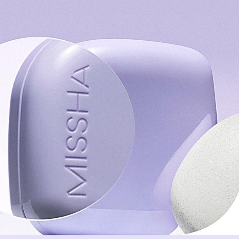 MISSHA Layering Fit Cushion Semi Glow SPF50+ PA++++ Koreanische Cushion Foundation Natürliche Strahlende Abdeckung Langanhaltendes Make-up 15g