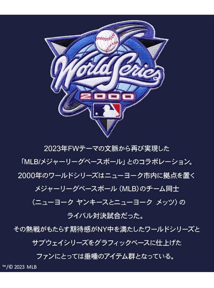 MLB Collaboration Jacket [AVIREX] MA-1 783-3252049 (M Size, 120 Navy)