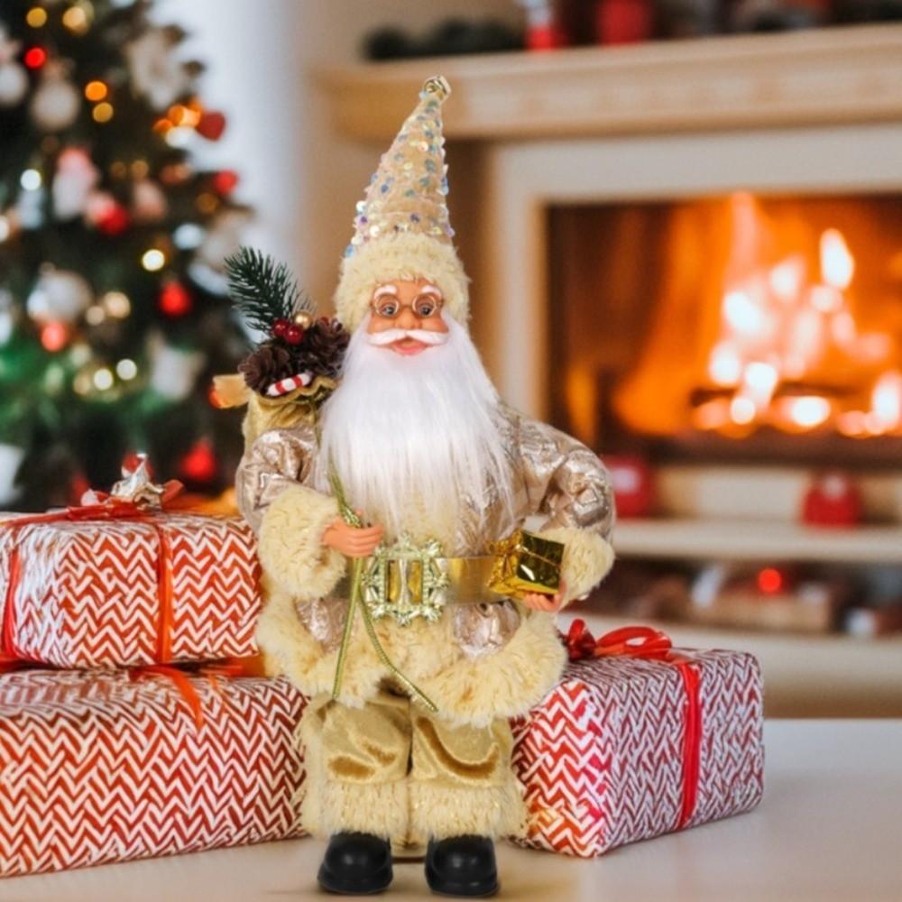 60cm Christmas Santa Doll Window Display Decor Santa Claus Ornament  Tabletop Decoration