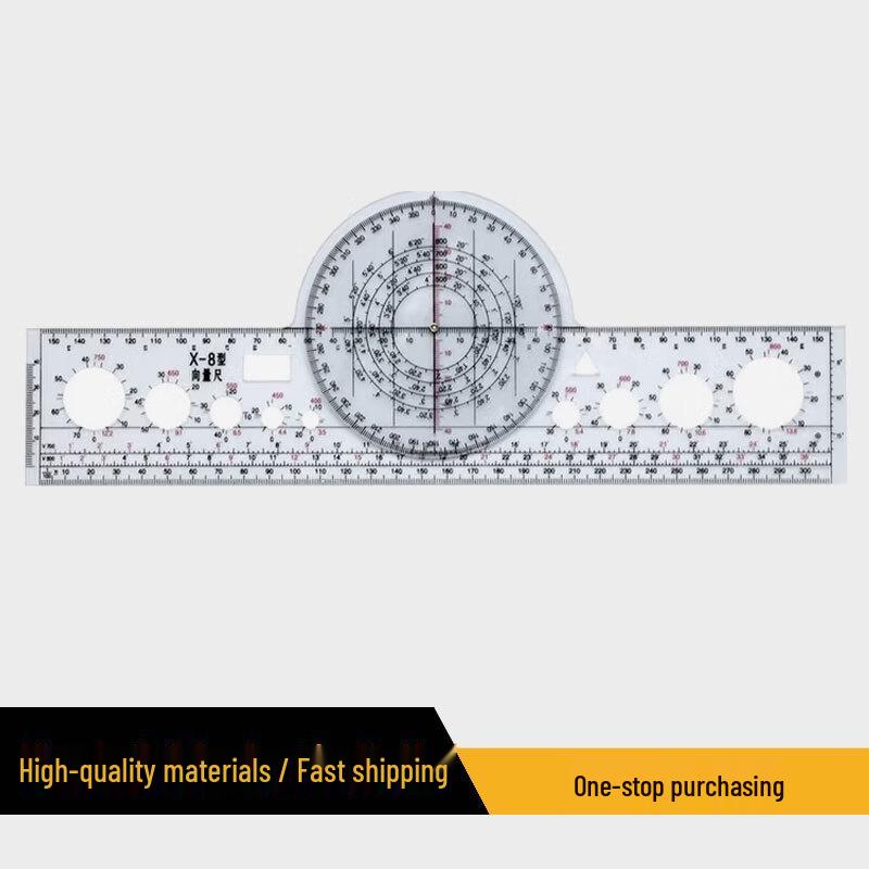 Professional Aviation Navigation Computer & Ruler