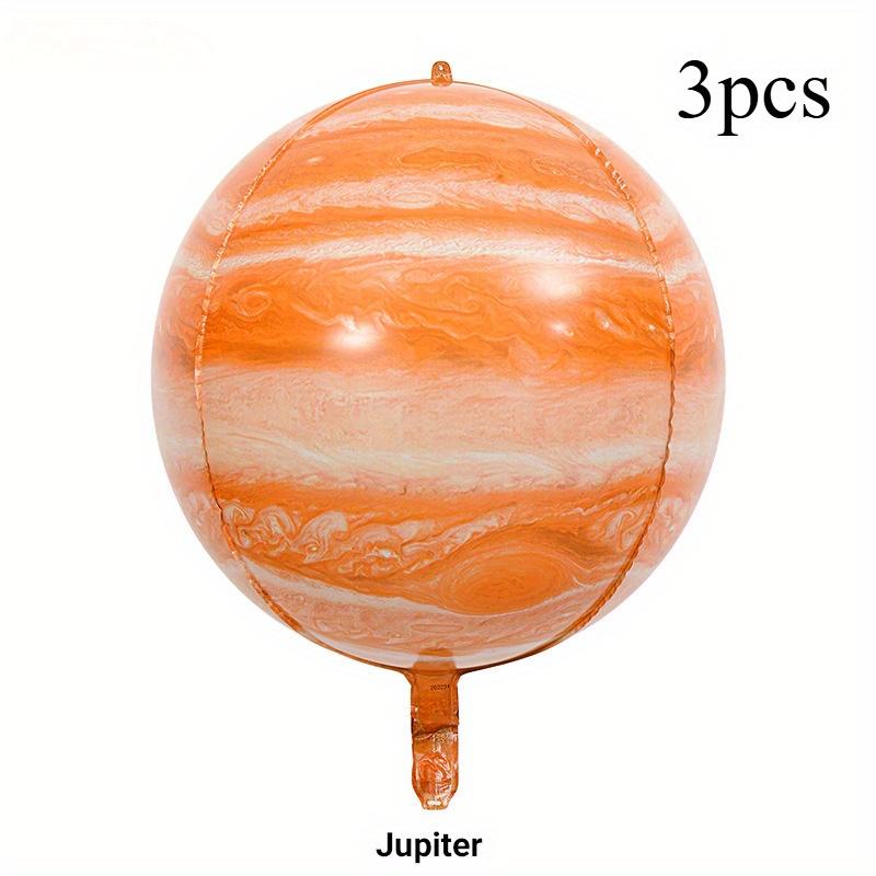 

3pcs Transparent 22 Inch Globe Balloons -Planet Balloons For Travel Party Decorations |Round World Balloons For Planet Day Party as show