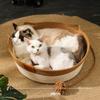 Manual Rattan Woven Cat Nest Winter Warm Cat Bed House Cat Scratch Board Pet Accessories For Dogs Cats