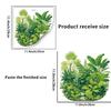 Green Plant Bathroom Toilet Self-Adhesive Wall Stickers Decoration