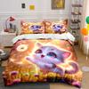 Dandelions With Dreamy Radiance Printed Duvet Cover Set1 Duvet Cover+2 Pillowcasemulti Size Bedroom Bedding Decor