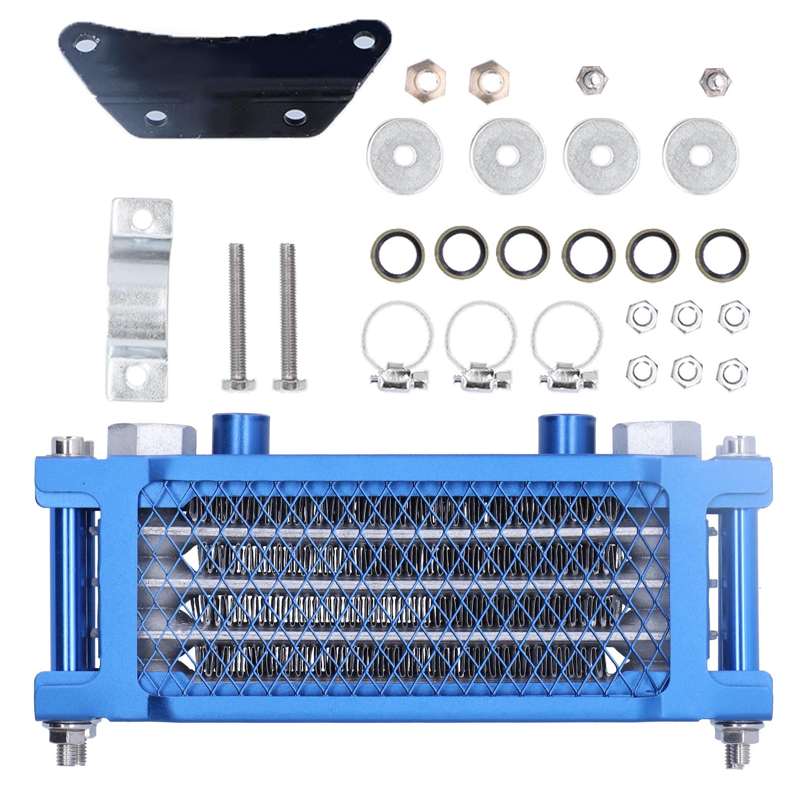 

Engine Oil Cooler Kit Cooling Radiator Universal for 125cc‑250cc Motorcycle Dirt Pit Bike ATV