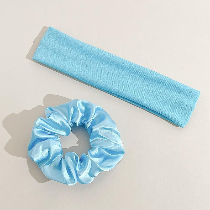 Minimalistyczny Zestaw Sportowych Opasek do Włosów i Gumek Scrunchie o Wysokiej Elastyczności do Biegania i Jogi Akcesoria do Włosów