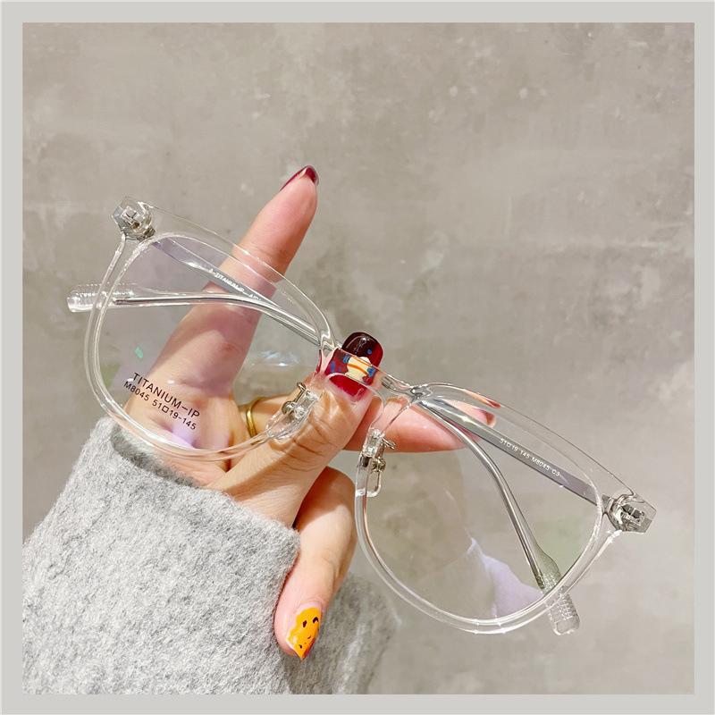 Fertige Myopie-Brille, Vintage-Stil, für Herren und Damen, Anti-Blaulicht-blockierende Brille, kurzsichtige Brille, Rezept Dioptrien 0 bis -4,0