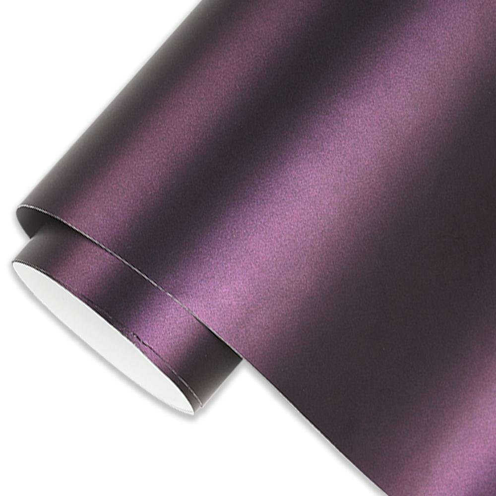 75cm x 152cm Folie Vinil Ultra Mat Violet Magic Închis Autocolant Mașină Motocicletă Autocolante de Interior Decalcomanii Foaie Rulou