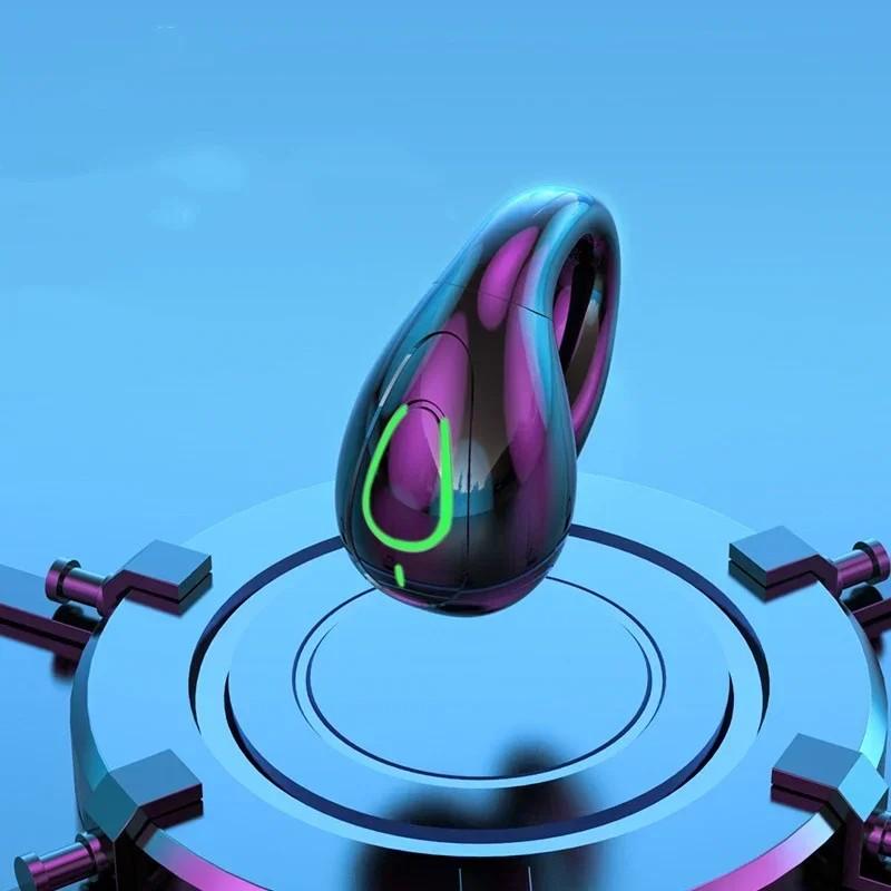Acısız Kulak Klipsli Bluetooth Kulaklık Tek Kulaklık Süper Bas HD Mikrofonlu Düşük Gecikmeli Mini Kulaklık Acısız Kullanım