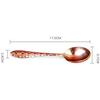 Copper Spoons, 99.9% Pure Copper Long Soup Spoons, Durable Dessert Spoons,Table Spoon Use for Home, Kitchen and Restaurant (One Pretend)