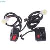 1/2Pcs 22mm Motorcycle Handlebar Switches Motorbike Horn Button Turn Signal Electric Fog Lamp Light Start Handle Controller