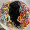 100 Mini Infant Hair Ties: No-Damage Elastic Bands for Babies
