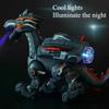 1SET Electric Spray Machinery Dinosaur Atomization Sound Lighting Children's Simulation Animal Toy Walking Model