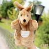 Animals Kangaroo Plush Hand Puppet, Baby Kids Gift 28cm