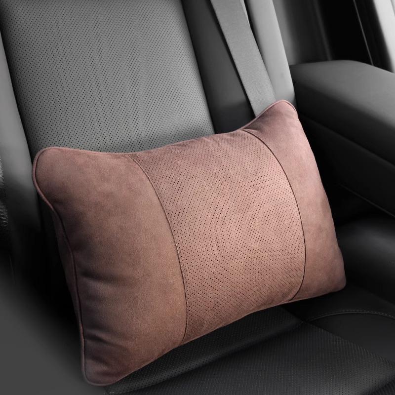 Mercedes S-Class Perforated Headrest & Lumbar Support Pillows - Comfortable, Breathable Pair