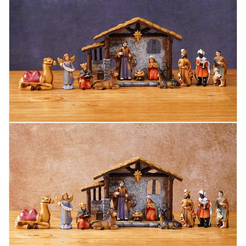 

Christmas Nativity Figurines Resins Manger Holy Family Nativity Scene Statue A0KF China Mainland
