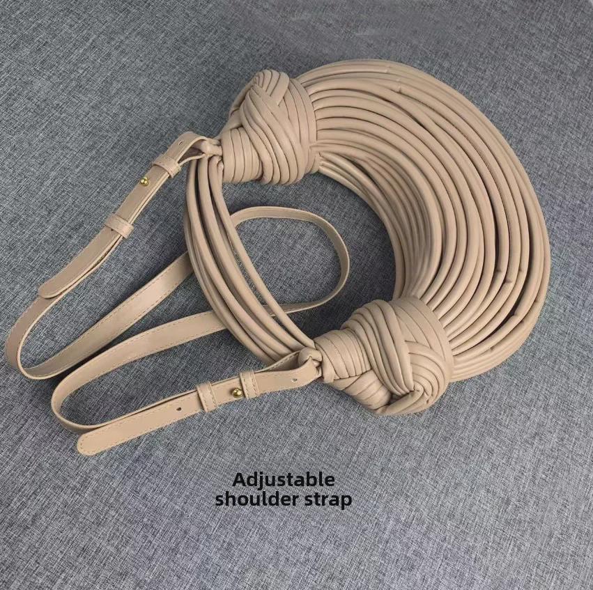 Kantonská přeshraniční tkaná taška: Unikátní uzlový design ramen drátu s všestranným stylem podpaží