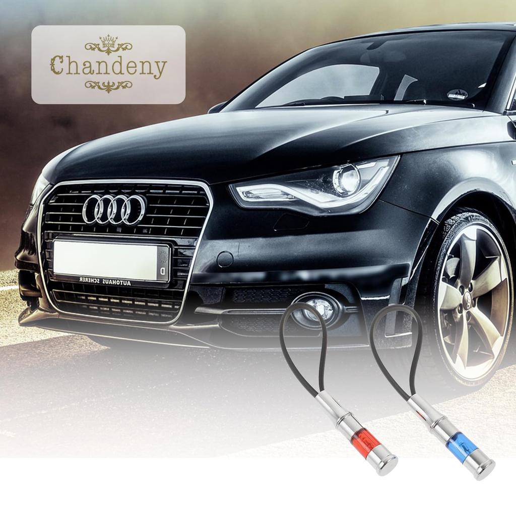 Chandini Car Red and Set of 6 Anti-Static Keychain, Anti-Static Discharger, Anti-Static Rod, Blue,