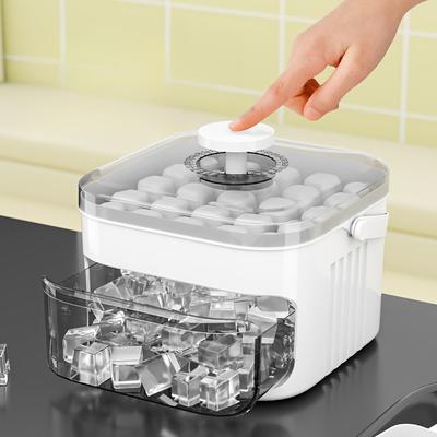 Nuovo Stampo per Cubetti di Ghiaccio Congelamento Rapido Qualità Alimentare Vassoio per Ghiaccio per Uso Domestico Durevole e Riutilizzabile Macchina per Ghiaccio in Silicone