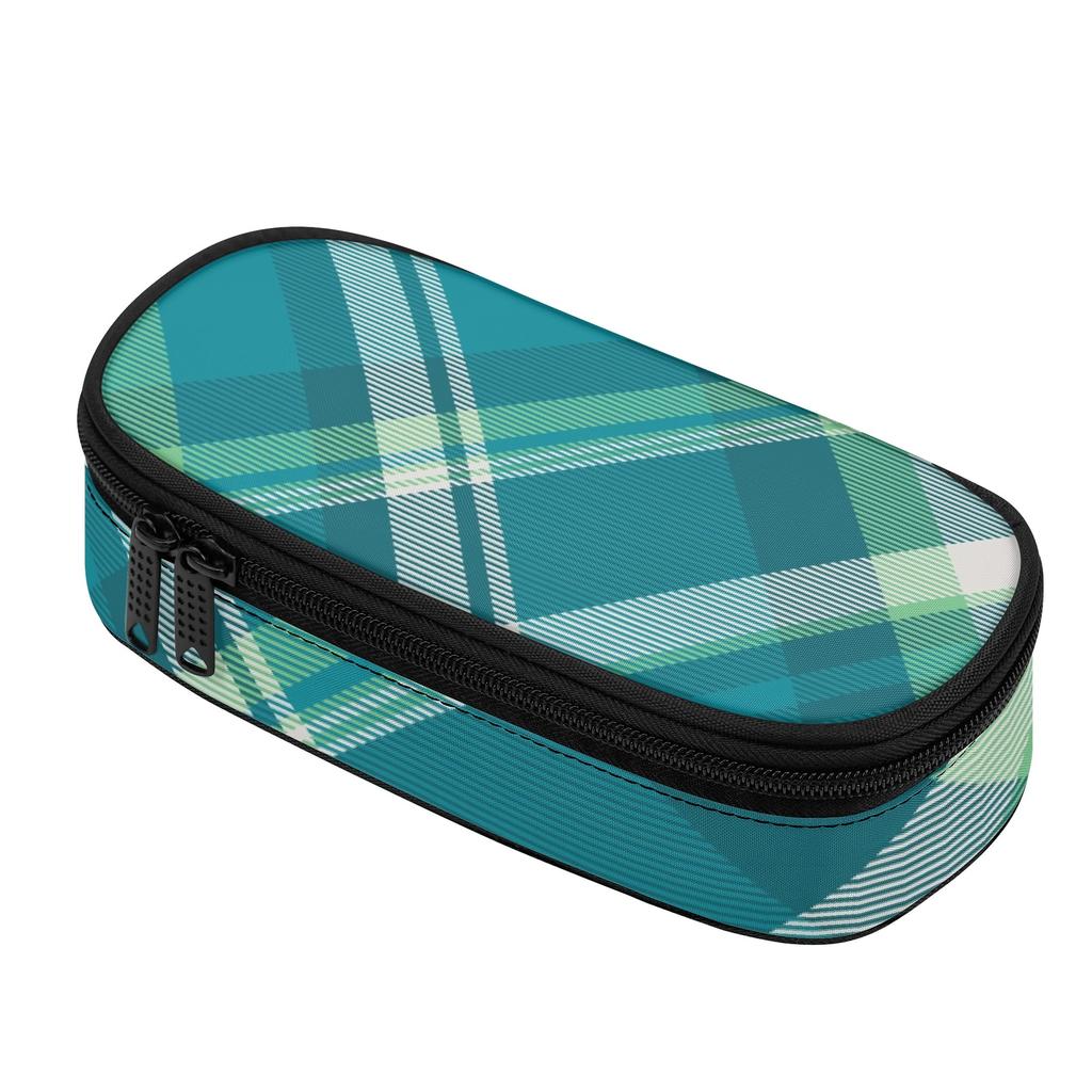 Student Pencil Case Neat Design 300D Polyester Easy Open Zipper with Mesh Pocket Removable Divider and Pen Slots for Boys Girls