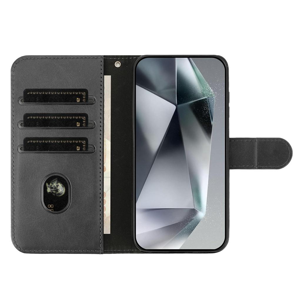 Stand Case for Honor 400 Pro 5G (Global)G PU Leather Wallet Phone Cover S Shape Stitching Design with Strap