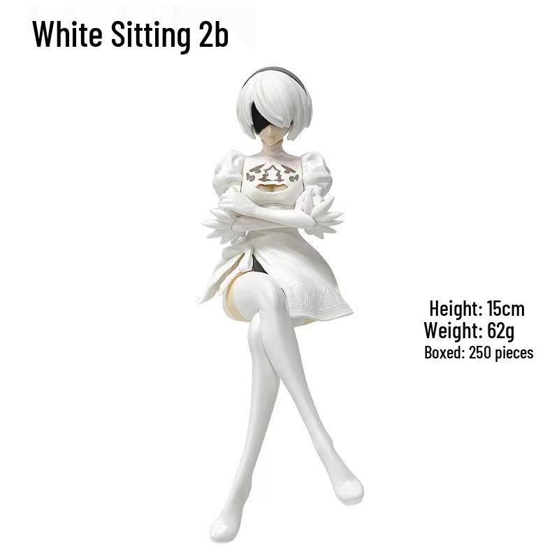 YoRHa 2B A2 9S Anime Action Figure Ornament - NieR Automata